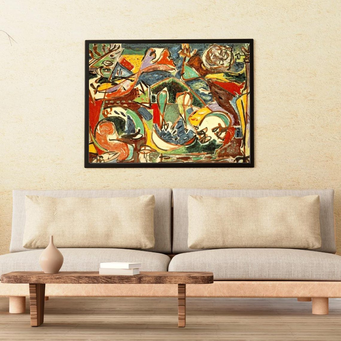 Jackson Pollock The She-Wolf Early Abstract Expressionist Poster - Image 2