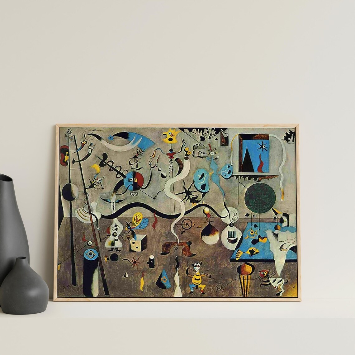 Joan Miro The Harlequin's Carnival Playful Surrealist Art Poster - Image 3