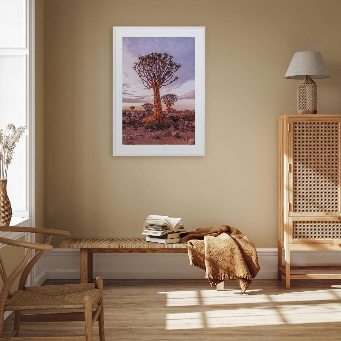 Namibia Colorful Travel Poster, Street Map Art Print - Image 2