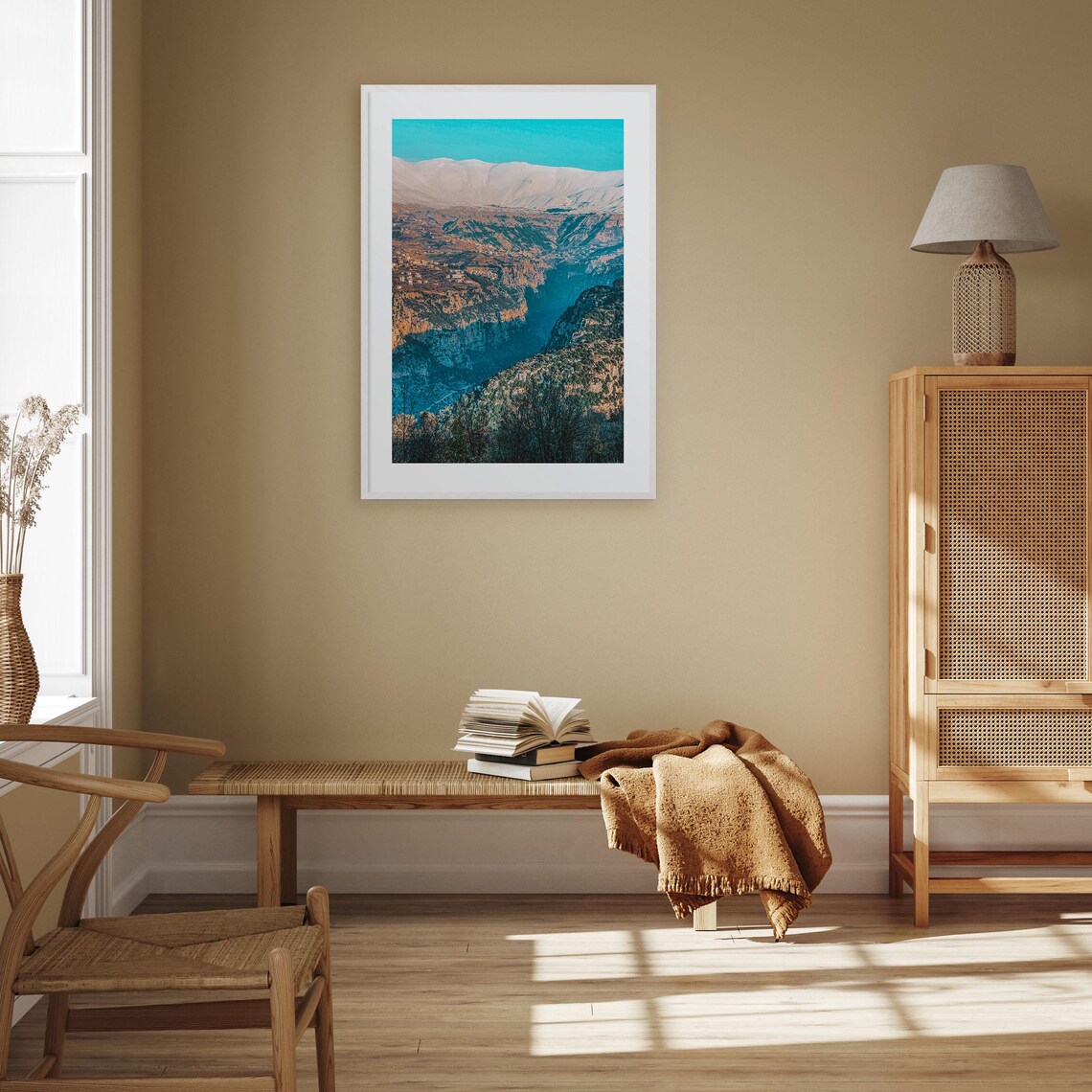 Lebanon Colorful Travel Poster, City Map Art Print - Image 2