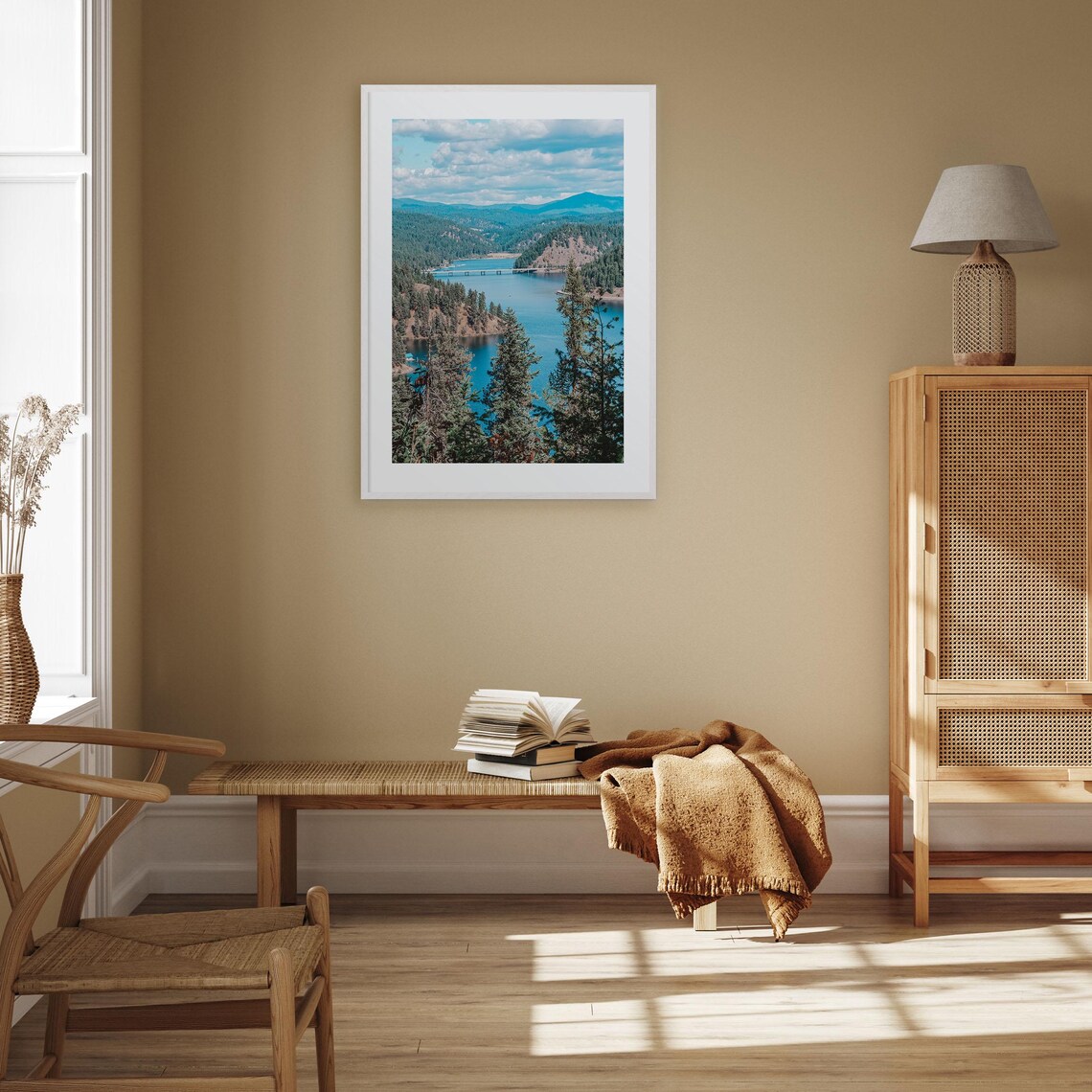 Coeur d'Alene Travel Poster, City Map Art Print - Image 2
