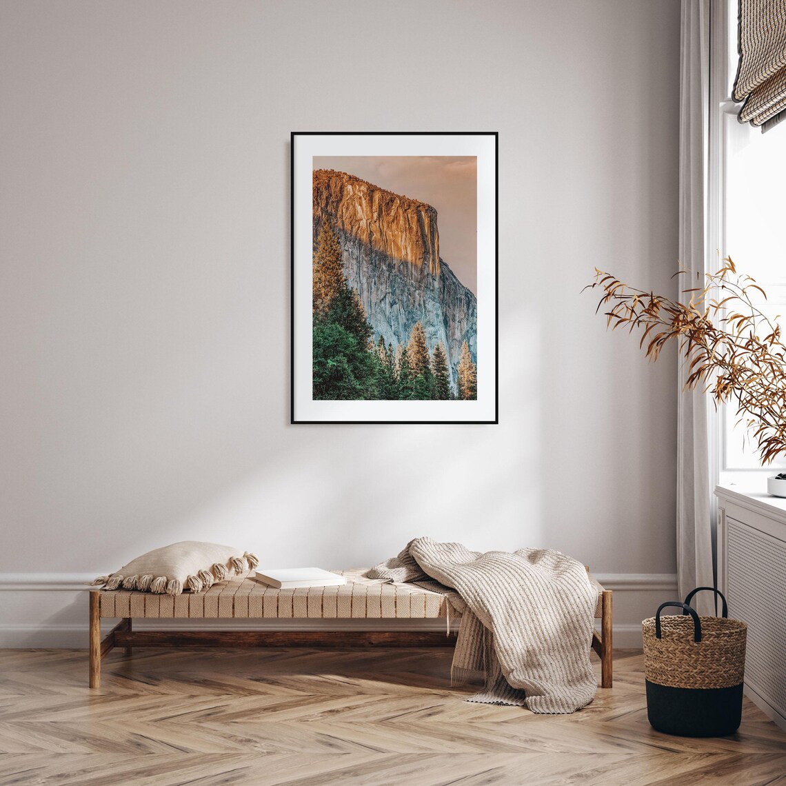 El Capitan Granite Cliff Golden Hour Yosemite Landscape Poster - Image 2