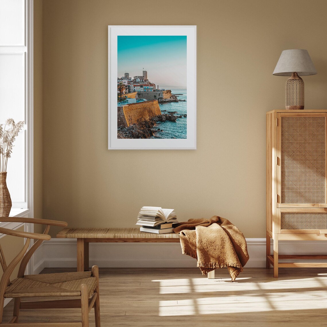 Antibes France Old Town Cliffs Mediterranean Sea Photo Poster - Image 3