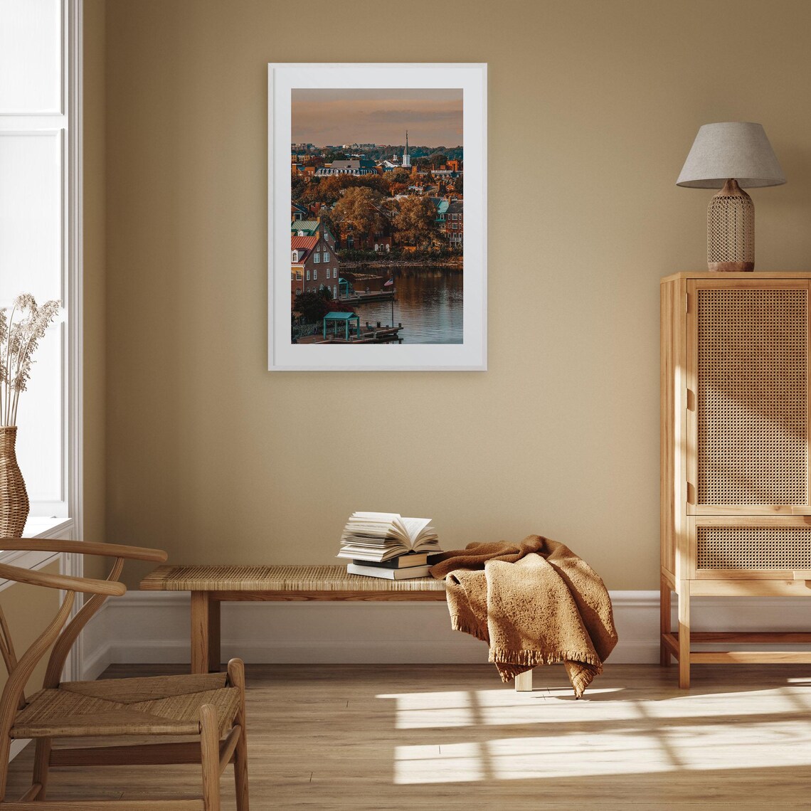 Alexandria Virginia Colorful Travel Poster Print - Image 2