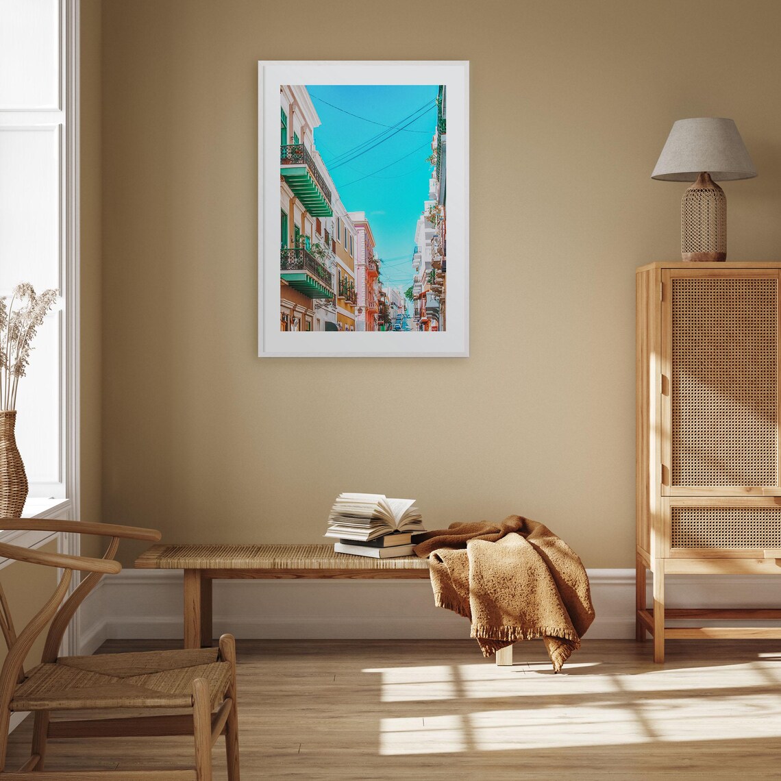 San Juan Colorful Travel Poster, City Map Print - Image 2