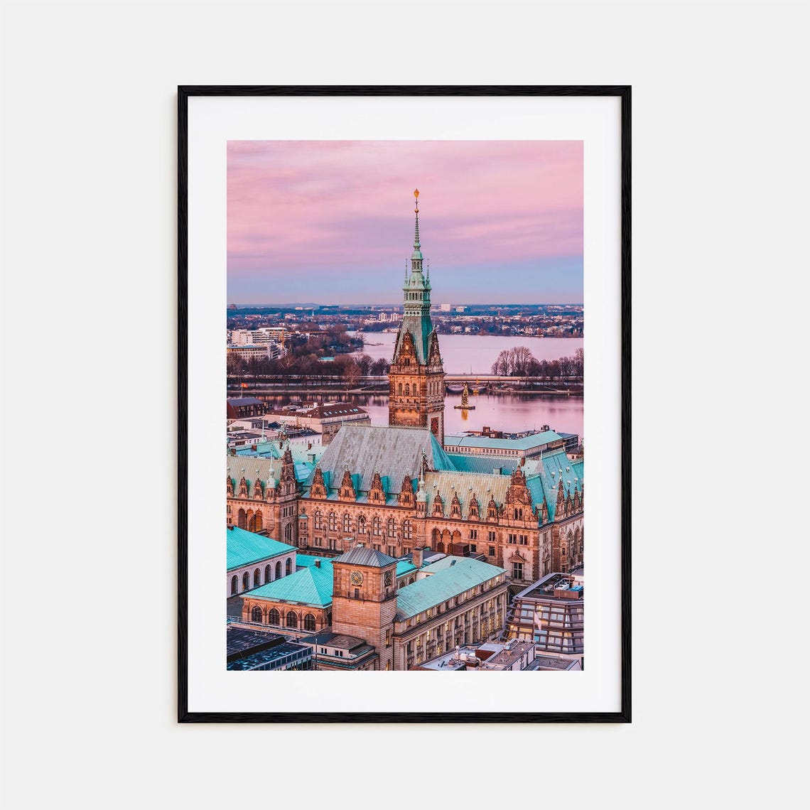 Hamburg Colorful Poster Print No 1 Hamburg Photo Wall Art Hamburg Wall Decor Hamburg Travel Print Hamburg Street Map Poster City Map