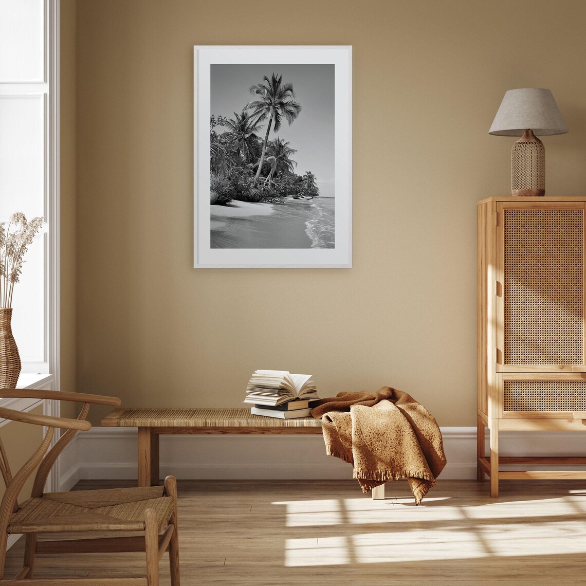 Panama Black and White Travel Poster Print - Image 3