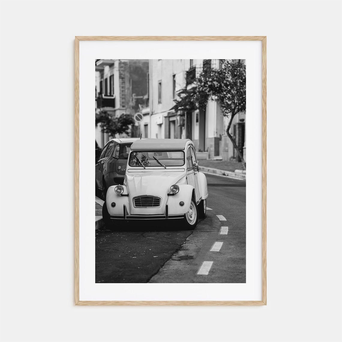 Old Car In Italy Photo Poster Print Old Car In Italy Black And White Art Old Car In Italy Photography Travel Map Poster