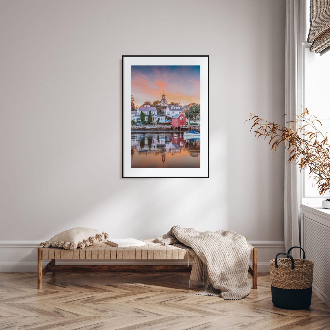 Portsmouth New Hampshire Colorful Poster Print Portsmouth New Hampshire Photo Wall Art Decor Travel Print Street Map Poster City Map - Image 2