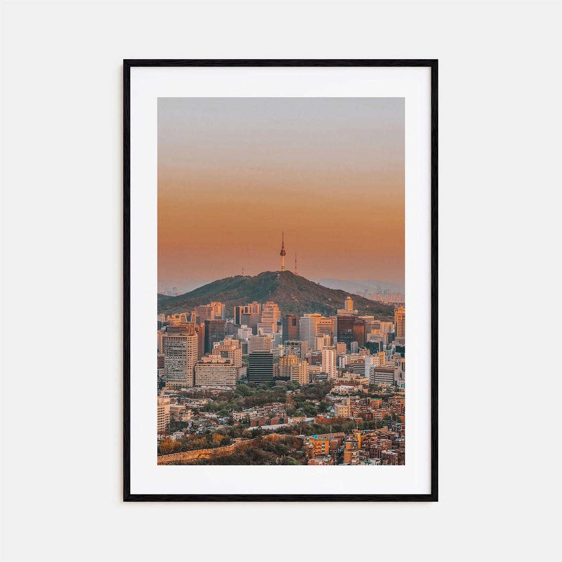 Seoul Colorful Poster Print No 1 Seoul Photo Wall Art Seoul Wall Decor Seoul Travel Print Seoul Street Map Poster City Map