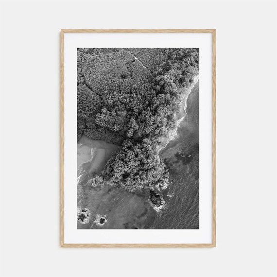 Manuel Antonio Costa Rica Aerial Rainforest Coast Beach Poster