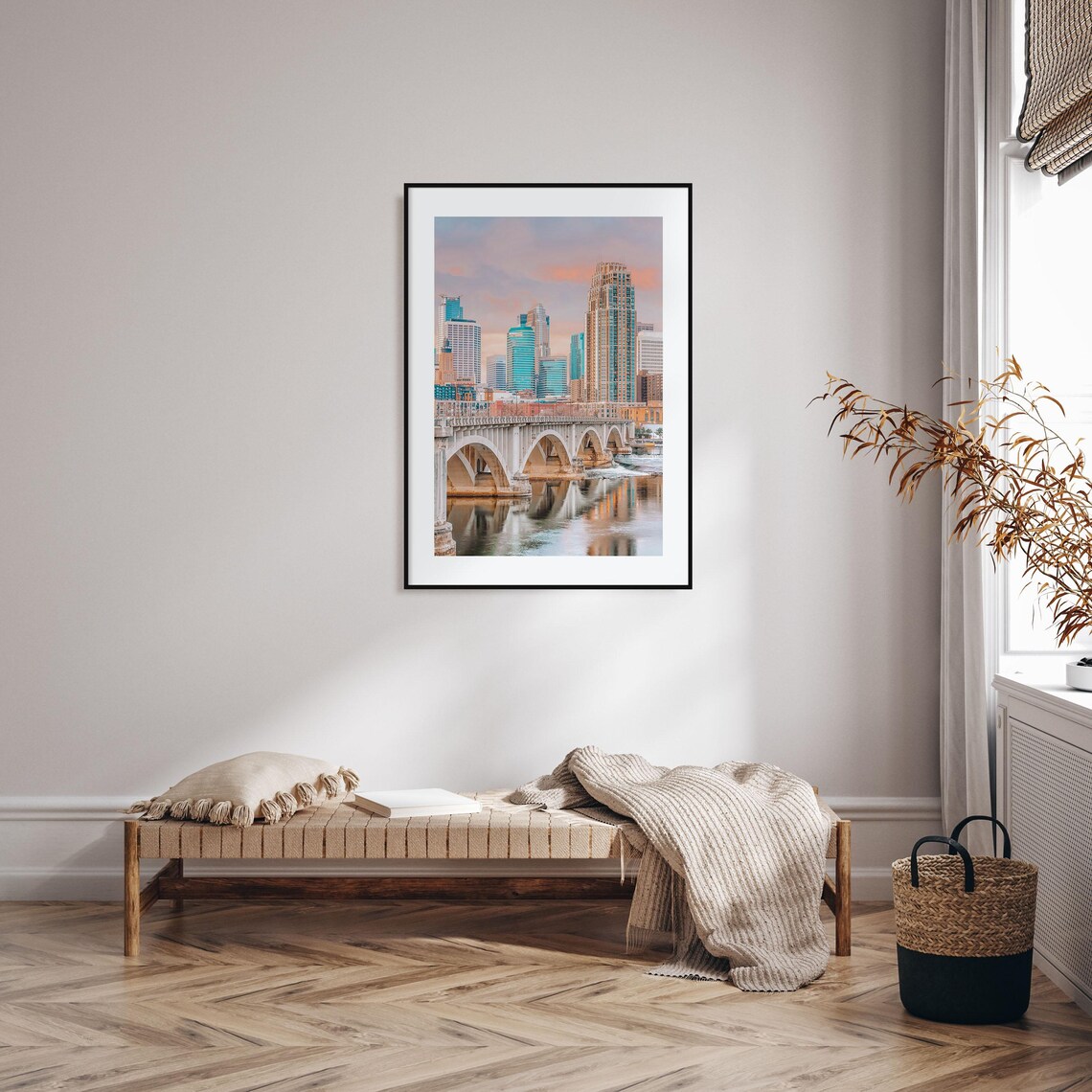 Minneapolis Colorful Travel Poster, City Map Art Print - Image 2