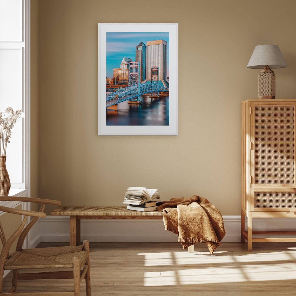 Jacksonville Colorful Poster Print No 1 Jacksonville Photo Art Decor Jacksonville Travel Print Jacksonville Street Map Poster City Map - Image 3