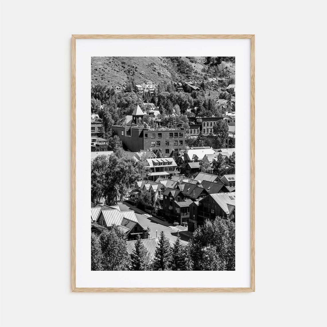 Telluride Photo Poster Print No 1 Telluride Black And White Art Telluride Photography Telluride Travel Telluride Map Poster