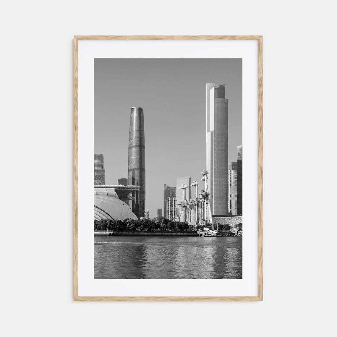 Guangzhou Photo Poster Print Guangzhou Black And White Art Guangzhou Wall Photography Guangzhou Travel Guangzhou Map Poster
