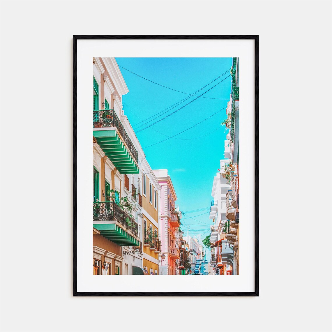San Juan Colorful Travel Poster, City Map Print