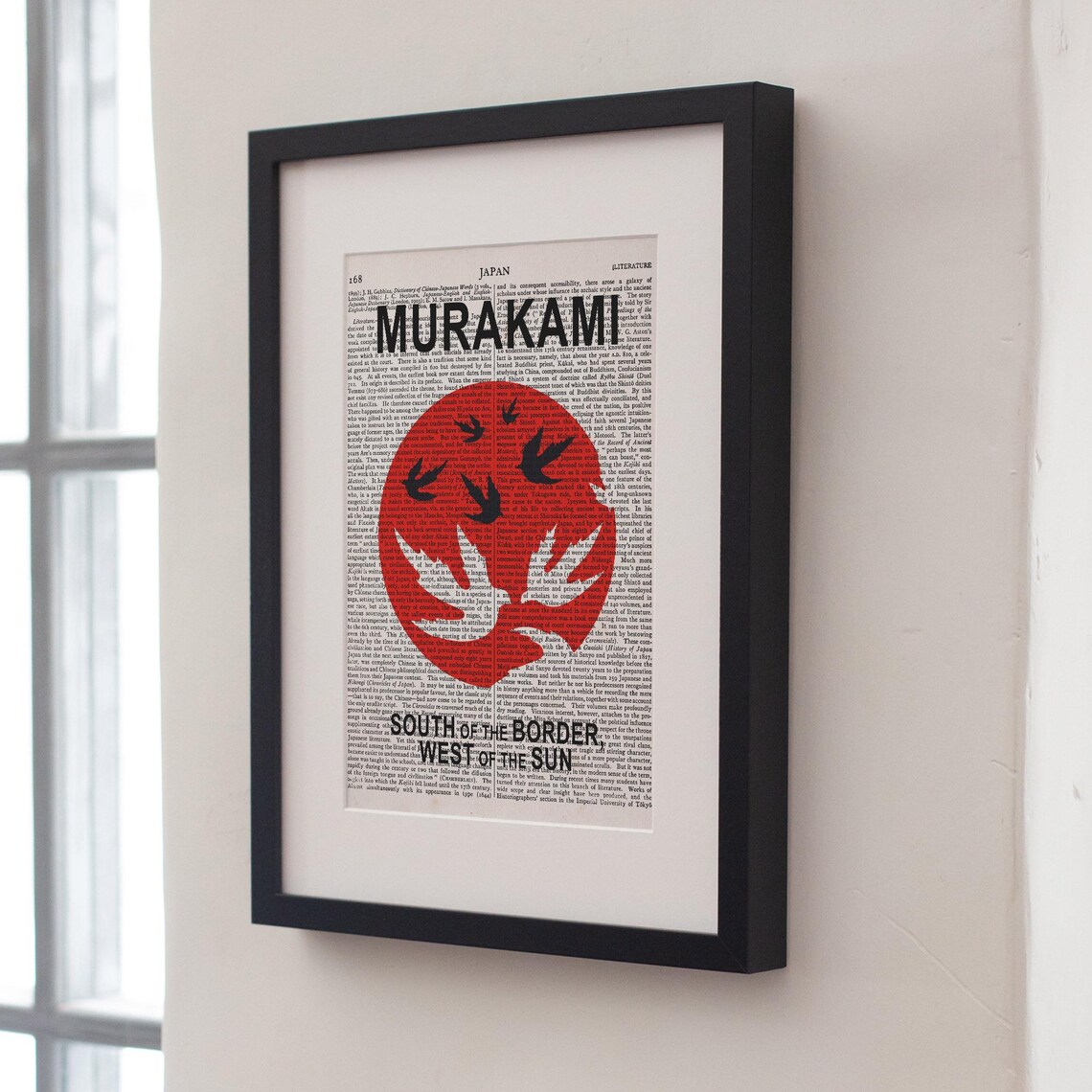 Haruki Murakami South Of The Border West Of The Sun Book Cover Wall Poster - Image 4