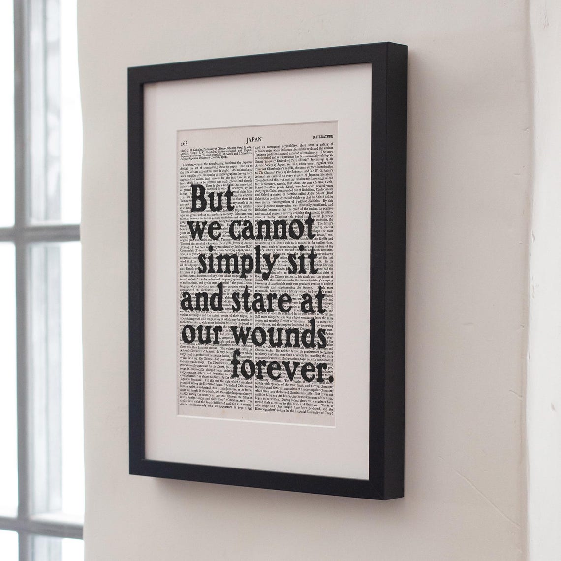 But We Cannot Simply Sit And Stare At Our Wounds Forever Quote Poster - Image 4