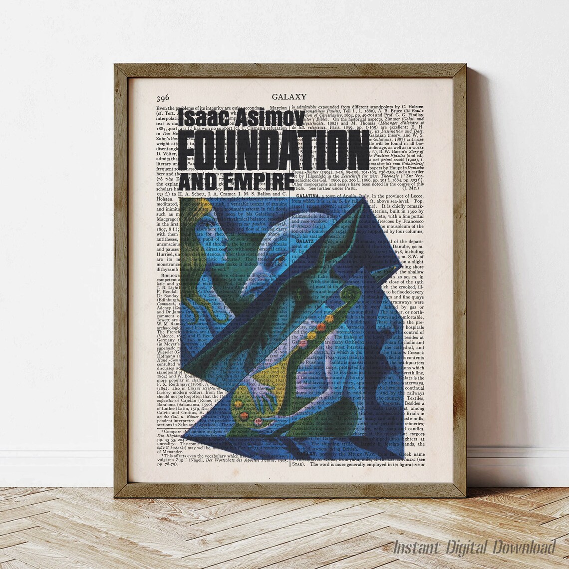 Foundation And Empire by Isaac Asimov, Art Print