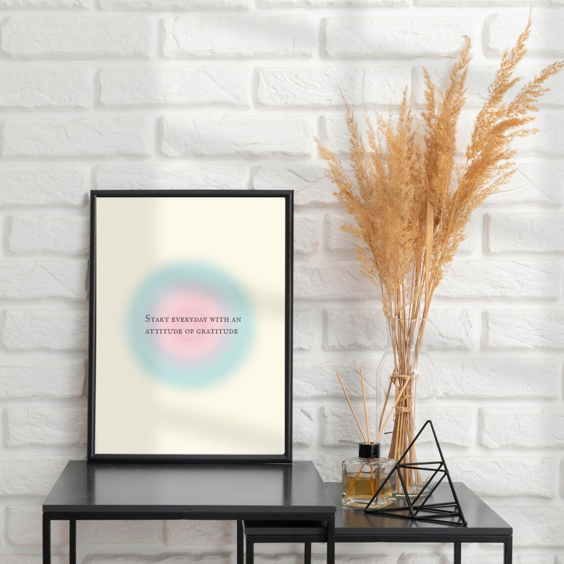 Gratitude Affirmation Art Print, Spiritual Wellness - Image 3
