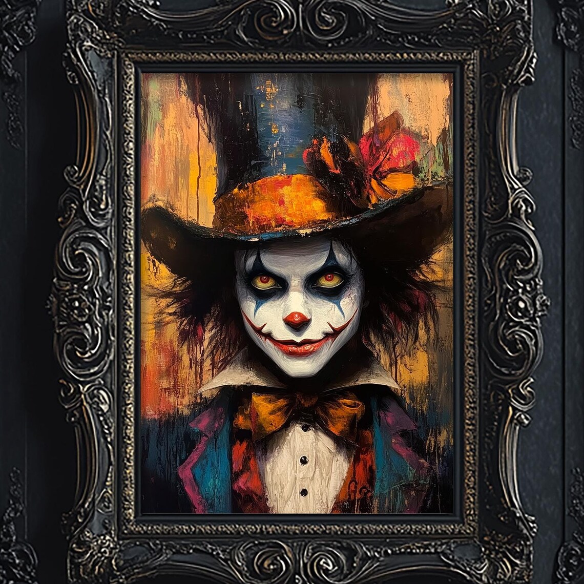 Mad Hatter Art Print, Dark Academia Literature Decor