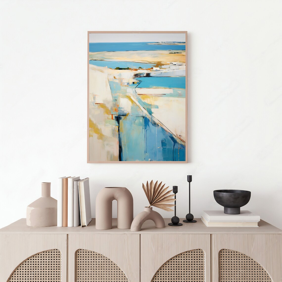 Minimalist Abstract Port Mediterranean Decor - Image 3