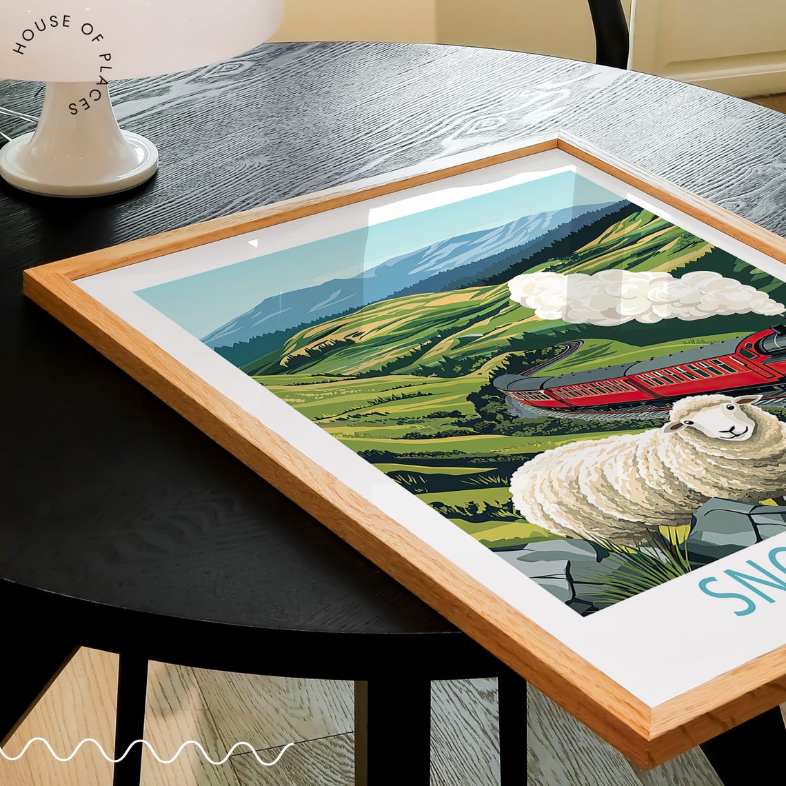 Snowdonia Travel Poster Wales Travel Wall Art Snowdonia Wales Travel Print Birthday Gifts Wedding Gifts Home Decor - Image 3