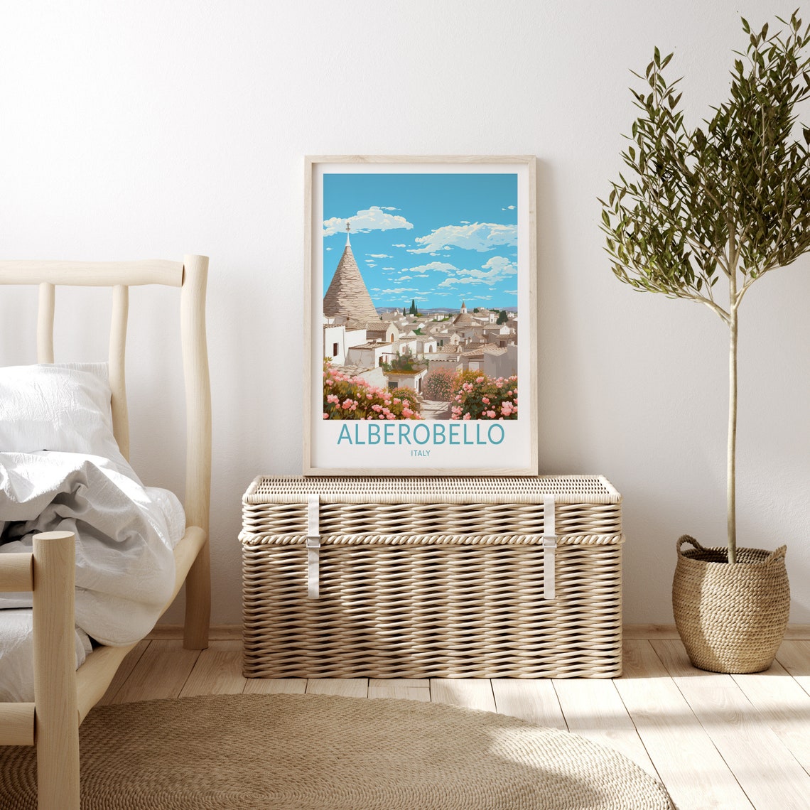Alberobello Italy Travel Poster Alberobello Travel Art Wall Decor Wall Art City Travel Poster Gifts Italy Poster Italy Travel Print - Image 3