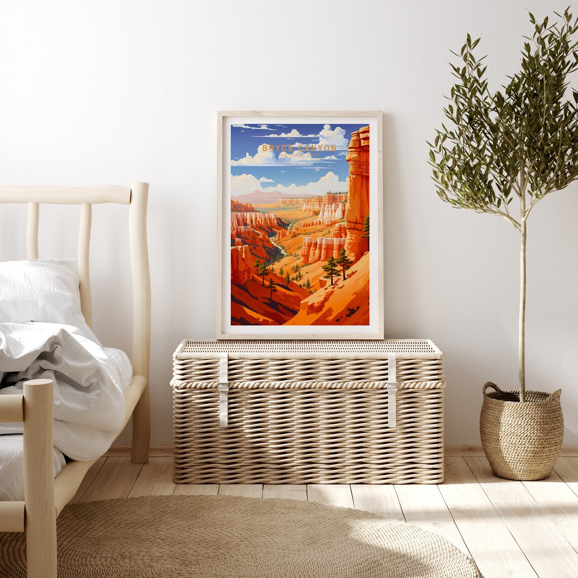 Bryce Canyon National Park Travel Poster, Utah - Image 3
