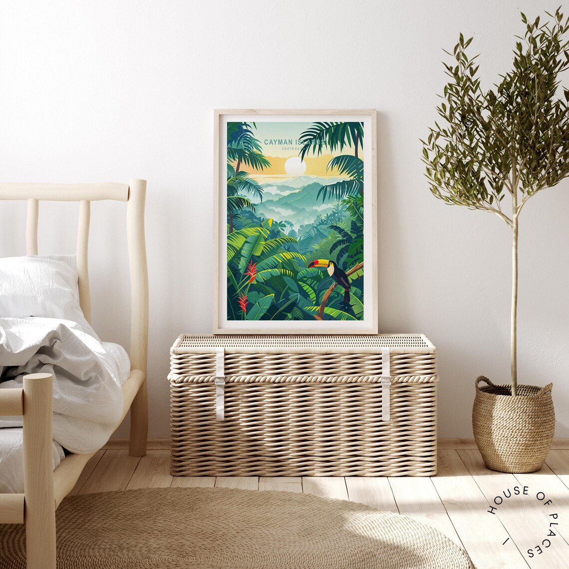 Cayman Islands Travel Poster, Caribbean Place Print - Image 4