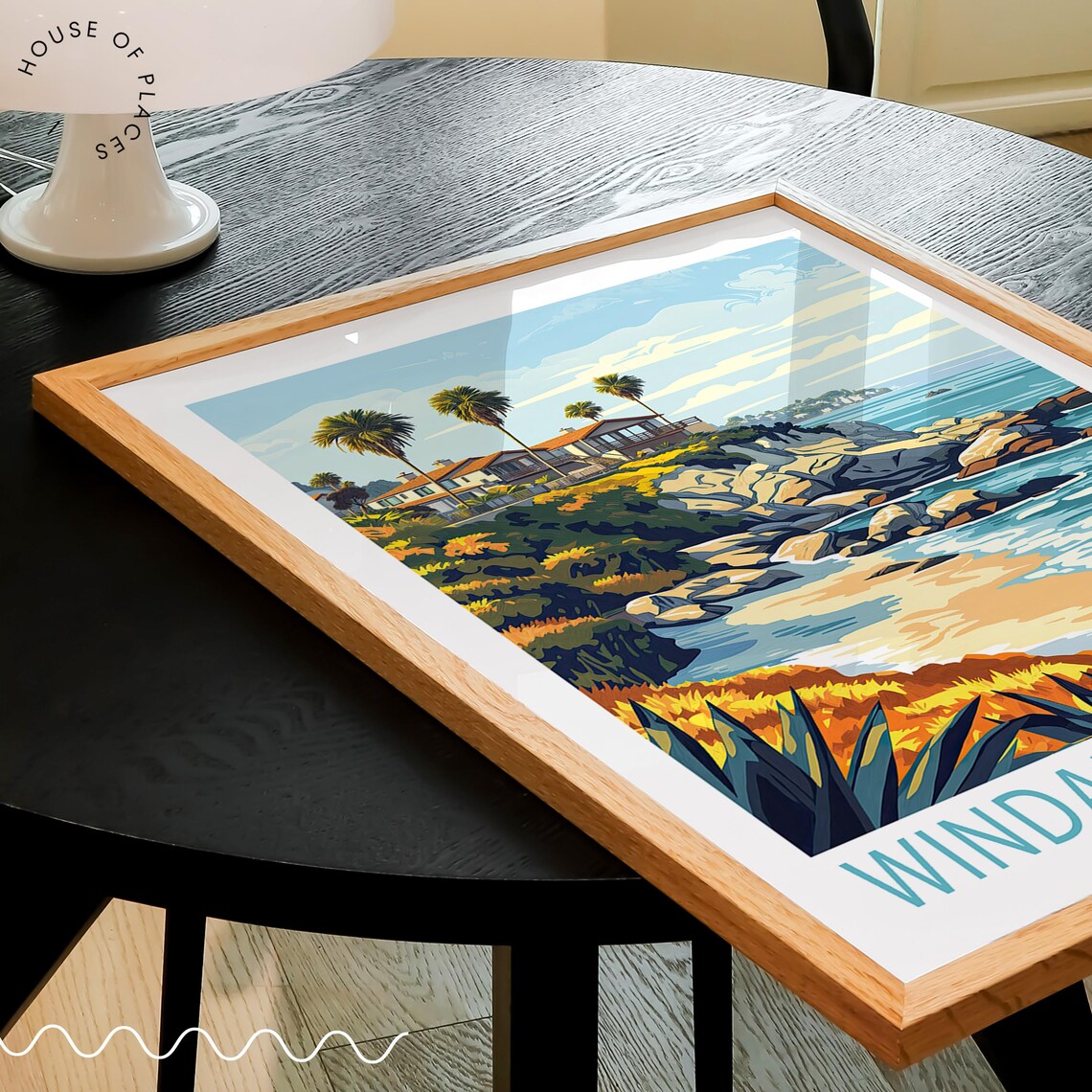 Windansea Beach Travel Poster, La Jolla Print - Image 3