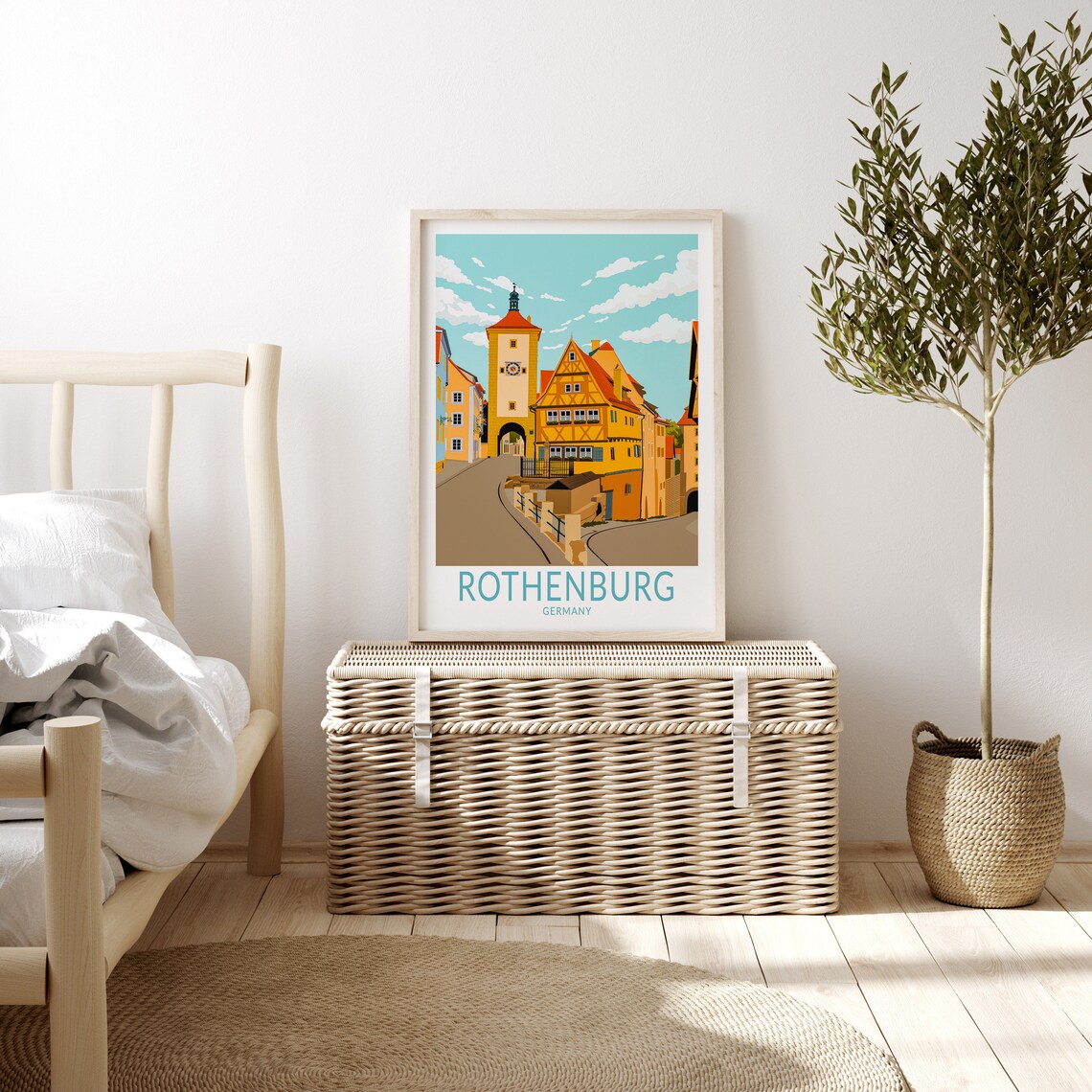 Rothenburg Ob Der Tauber Germany Travel Poster - Image 3