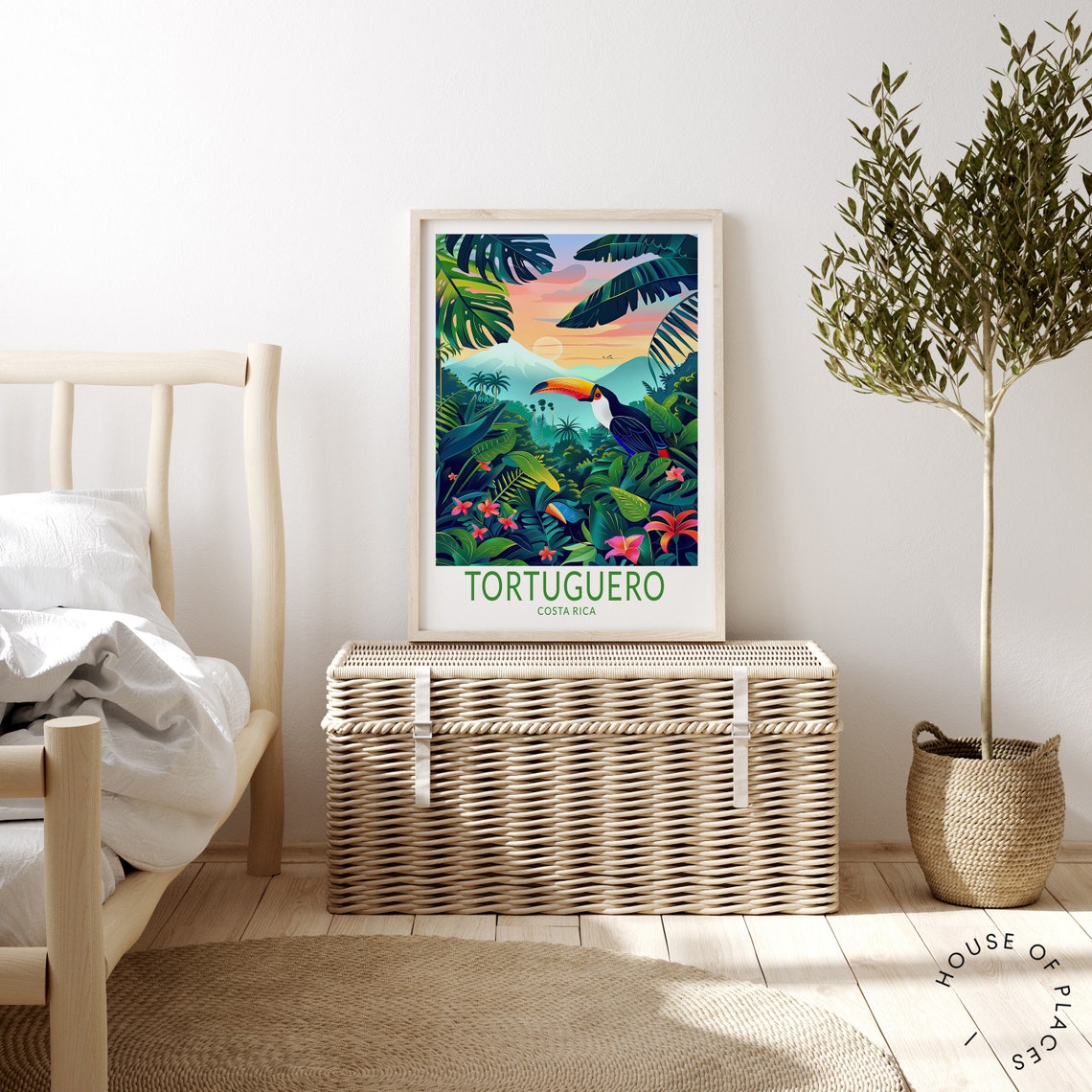 Tortuguero Travel Poster Costa Rica Wall Art Tortuguero Print Costa Rica Travel Home Decor Birthday Present Personalsied Gifts - Image 4