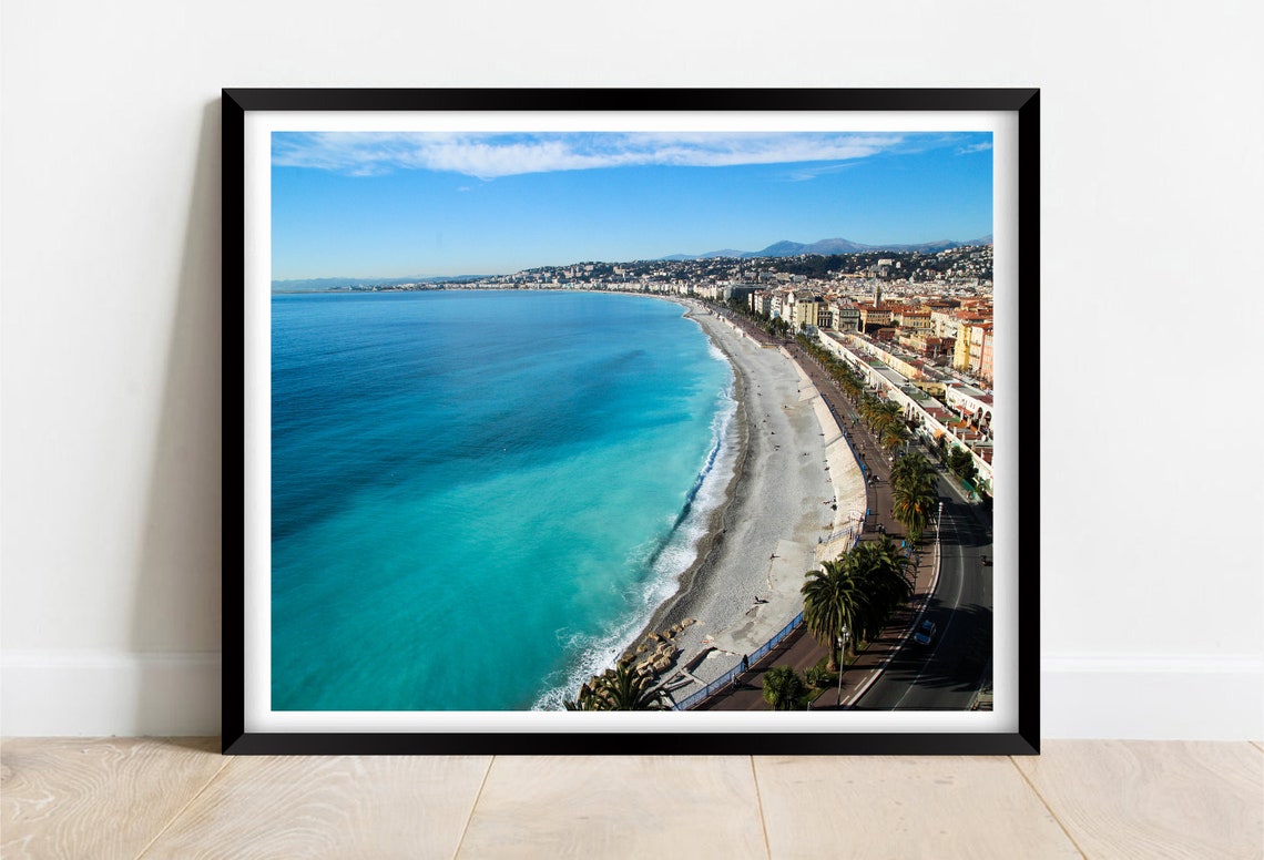 Nice Beach French Riviera France Limited Edition Print Landscape Photography Fine Art Wall Art Exclusive Print Posters Photos