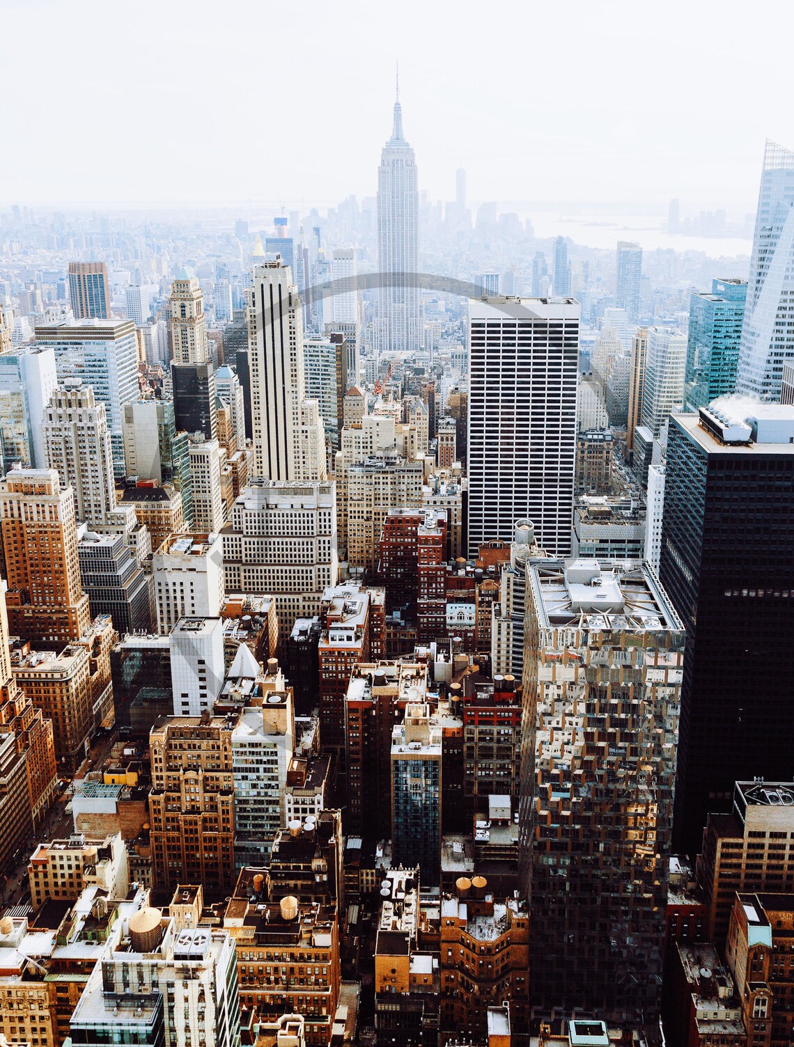 New York City Manhattan Skyline Empire State Building Poster - Image 3