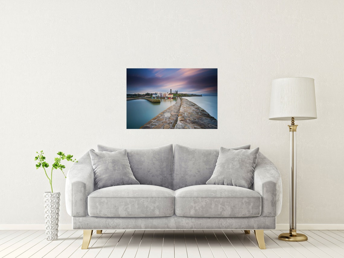 St Andrews Scotland Harbour Pier Long Exposure Cathedral Ruins Poster - Image 2