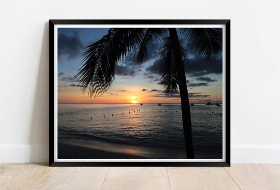 Holetown Barbados Sunset Limited Edition Print Landscape Photography Fine Art Wall Art Exclusive Posters Photos Caribbean