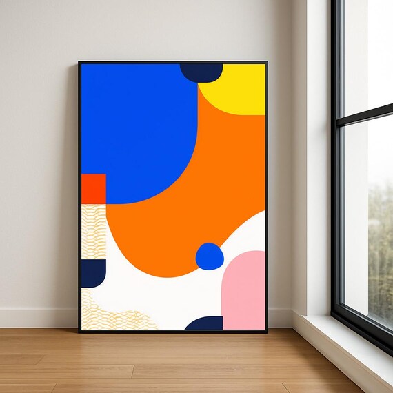 High Resolution Abstract Geometric Wall Art