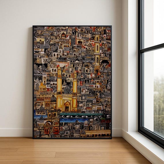 High Resolution Landmark Oil Painting