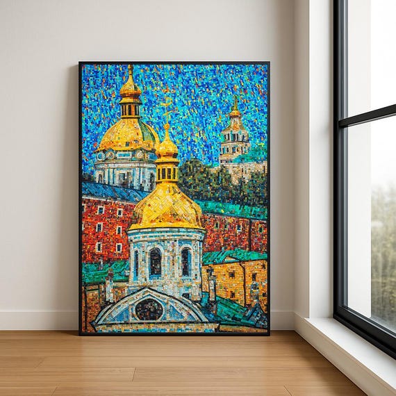 High Resolution Landmark Oil Painting