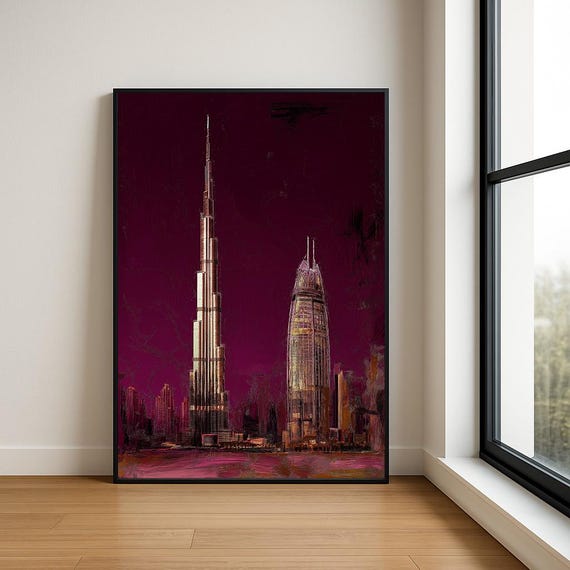 High Resolution Landmark Oil Painting
