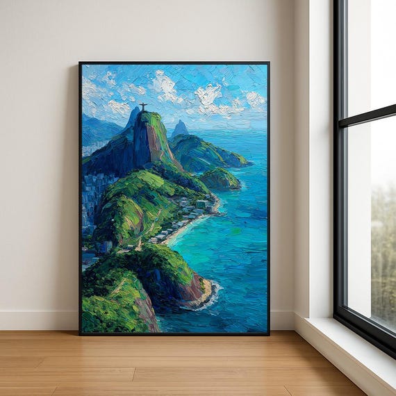 High Resolution Landmark Oil Painting