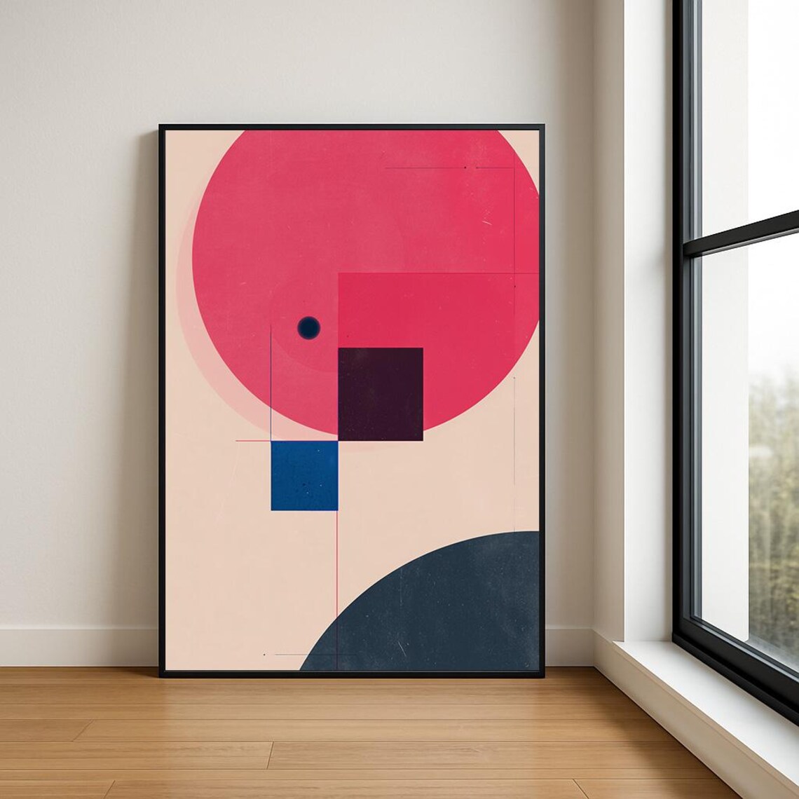 High Resolution Abstract Geometric Wall Art