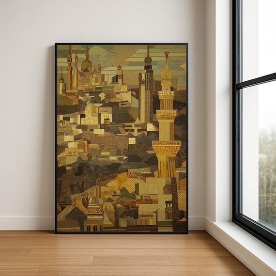 High Resolution Landmark Oil Painting