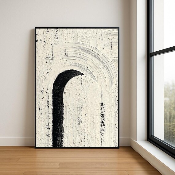 High Resolution Arch Abstract Oil Painting