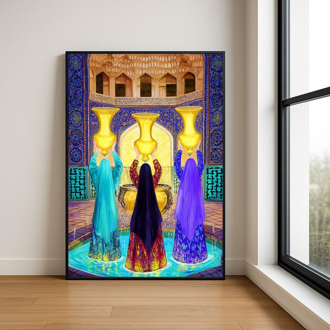 Palestine Art Print Palestinian Wall Collection Middle Eastern Decor Abstract Traditional Designs