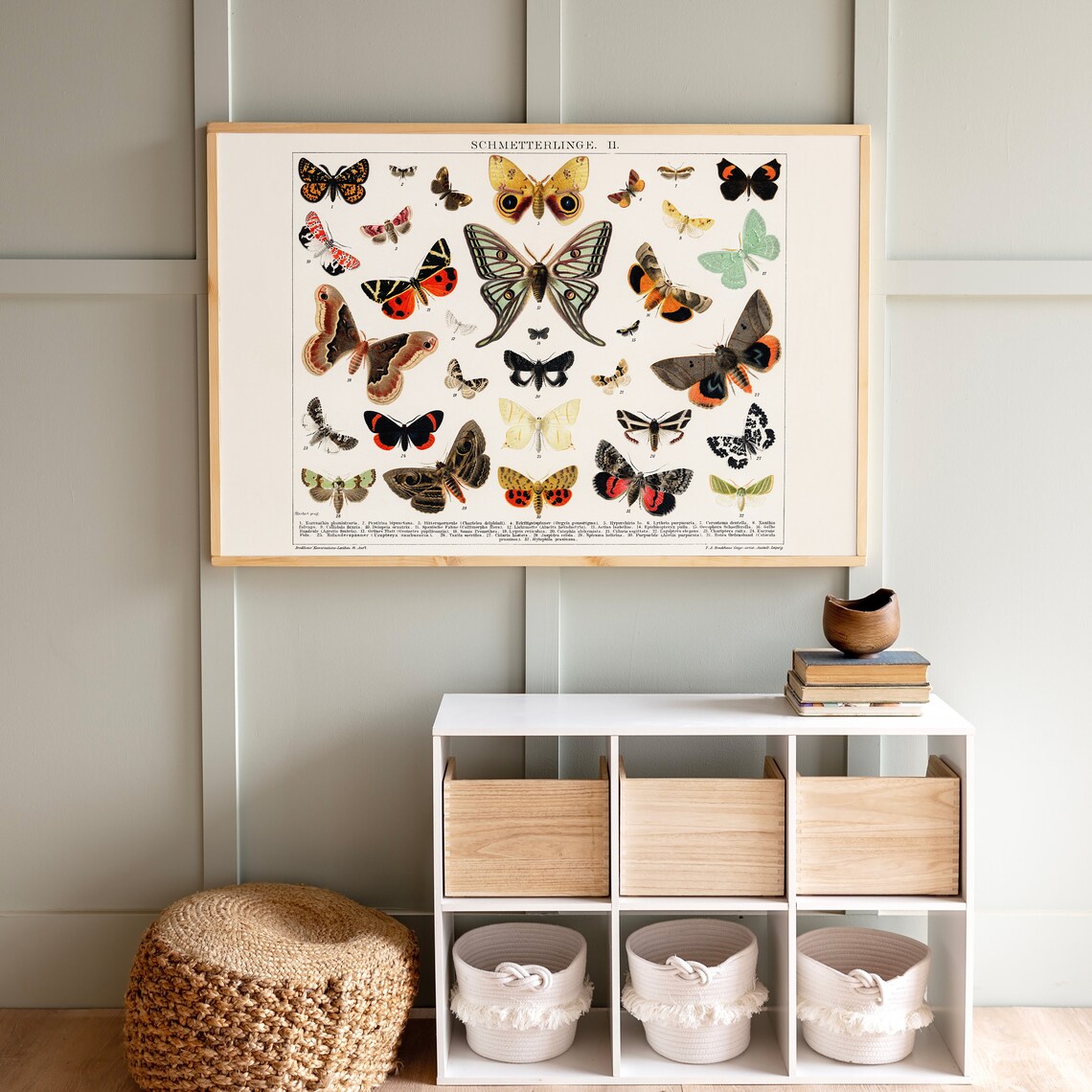 Butterflies Wall Art Print, Living Room Decor - Image 2