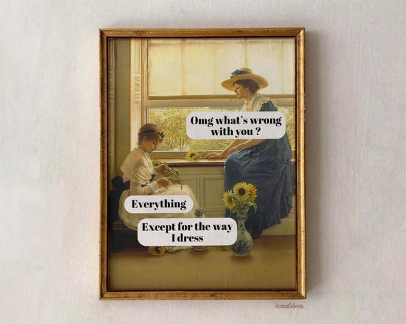 Elegant Prints Classic Portrait Rococo Wall Print Funny Altered Art Alter Eclectic Quirky Gallery