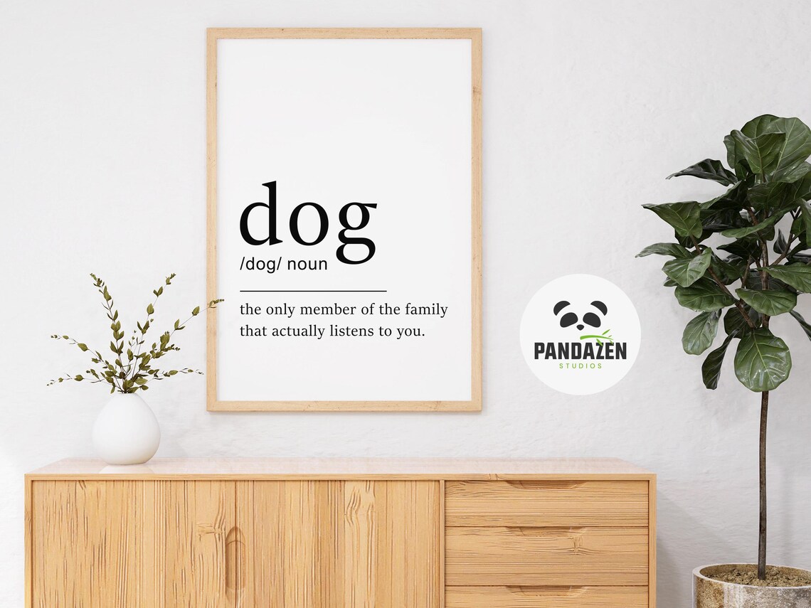 Dog Dictionary Print, Dog Definition Wall Art - Image 5