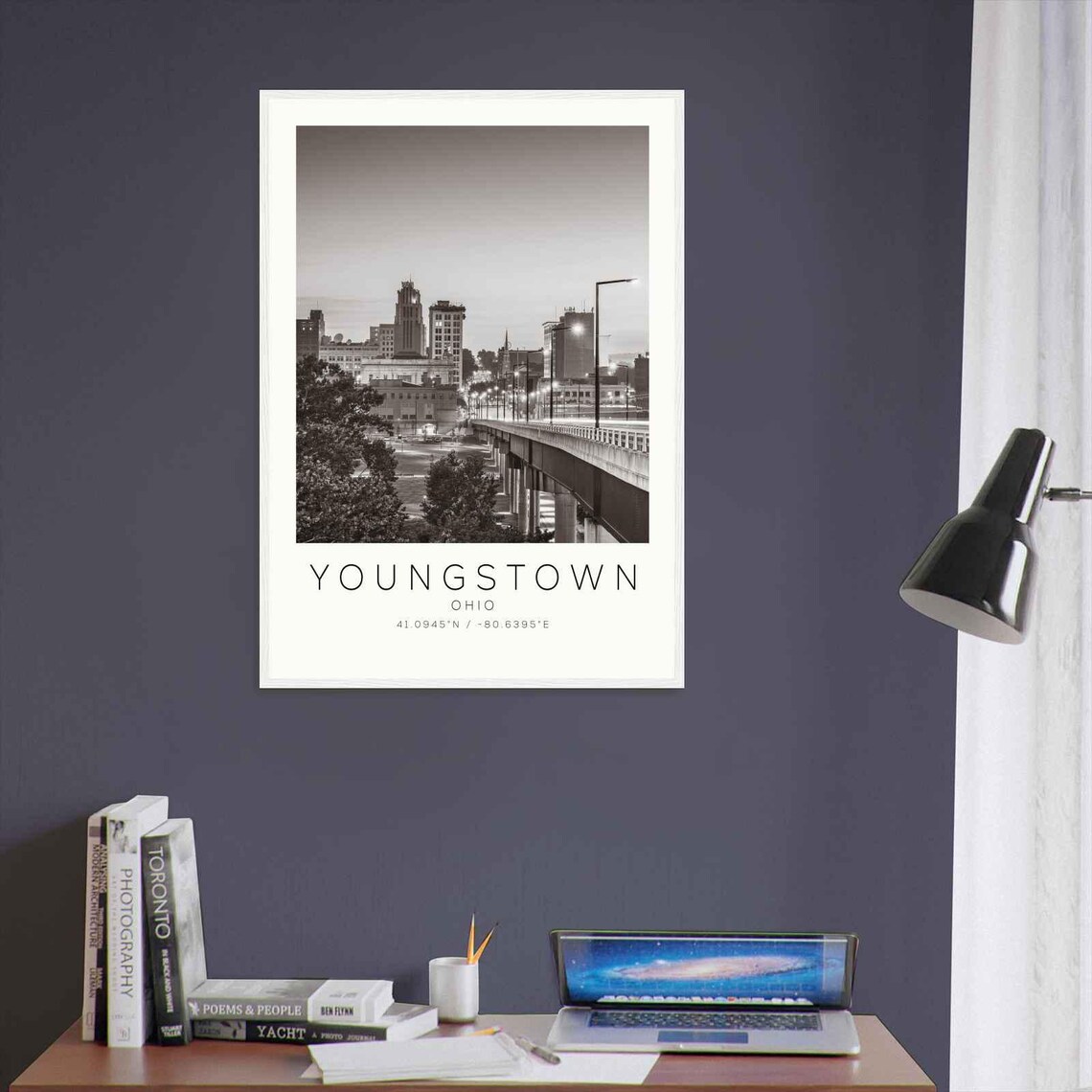 Youngstown Ohio Minimalist Travel Poster, Travel Print - Image 3